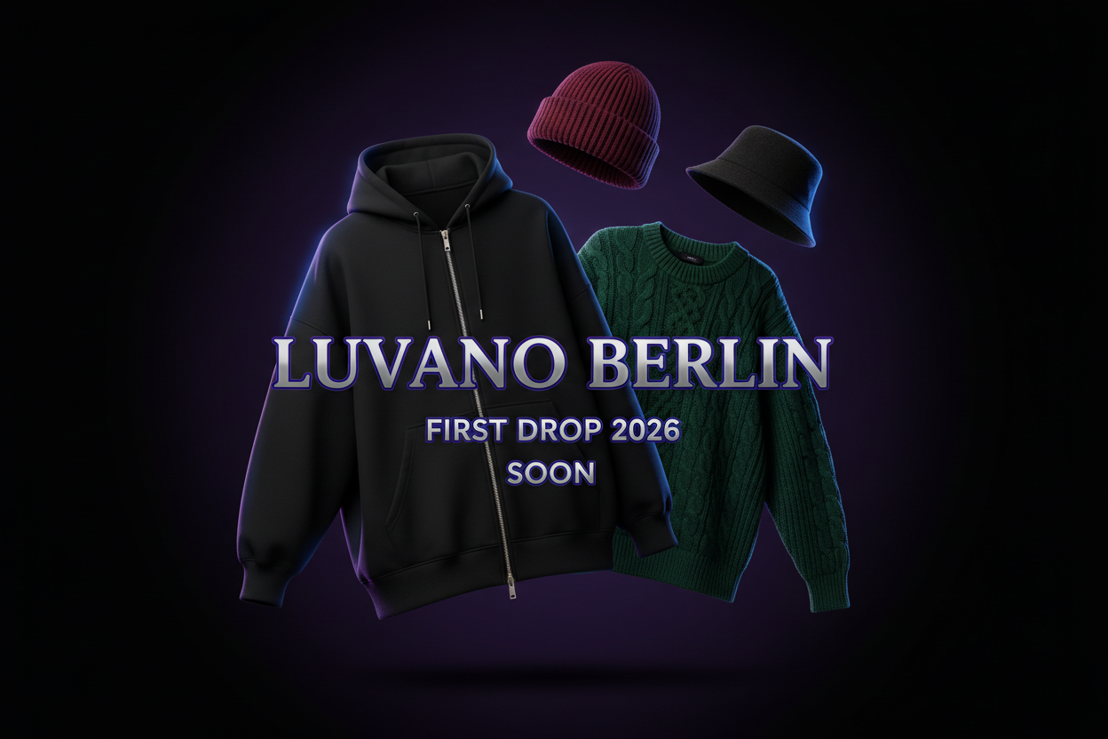 LUVANO BERLIN First Drop 2026 - Premium Showcase